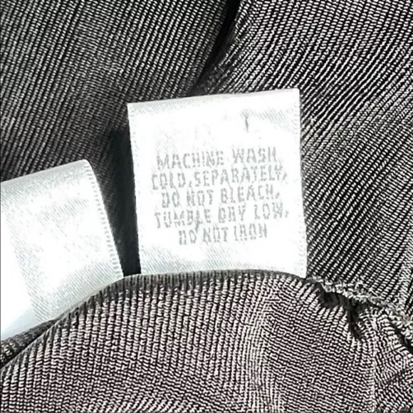 Chico's Travelers Women's 0 US 4 Slinky Travel Knit Fringe Faux Wrap Skirt Brown - Picture 6 of 6